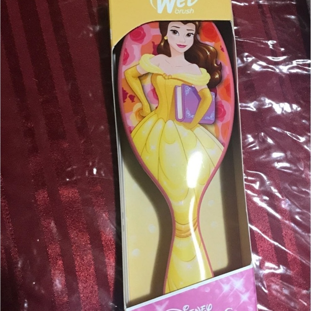 Disney Princess Hairbrush - Yellow and Pink